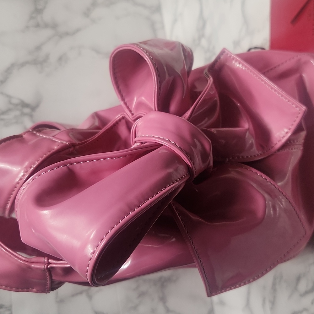VALENTINO GARAVANI PINK PATENT LEATHER - Picture 4 of 7